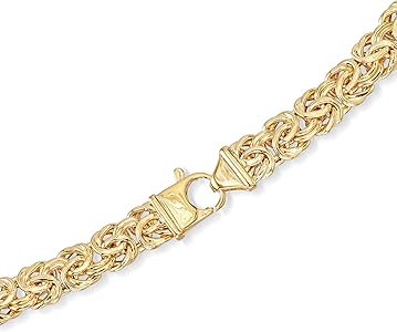 Amazon | イタリア14 KTイエローゴールドGraduatedビザンチン