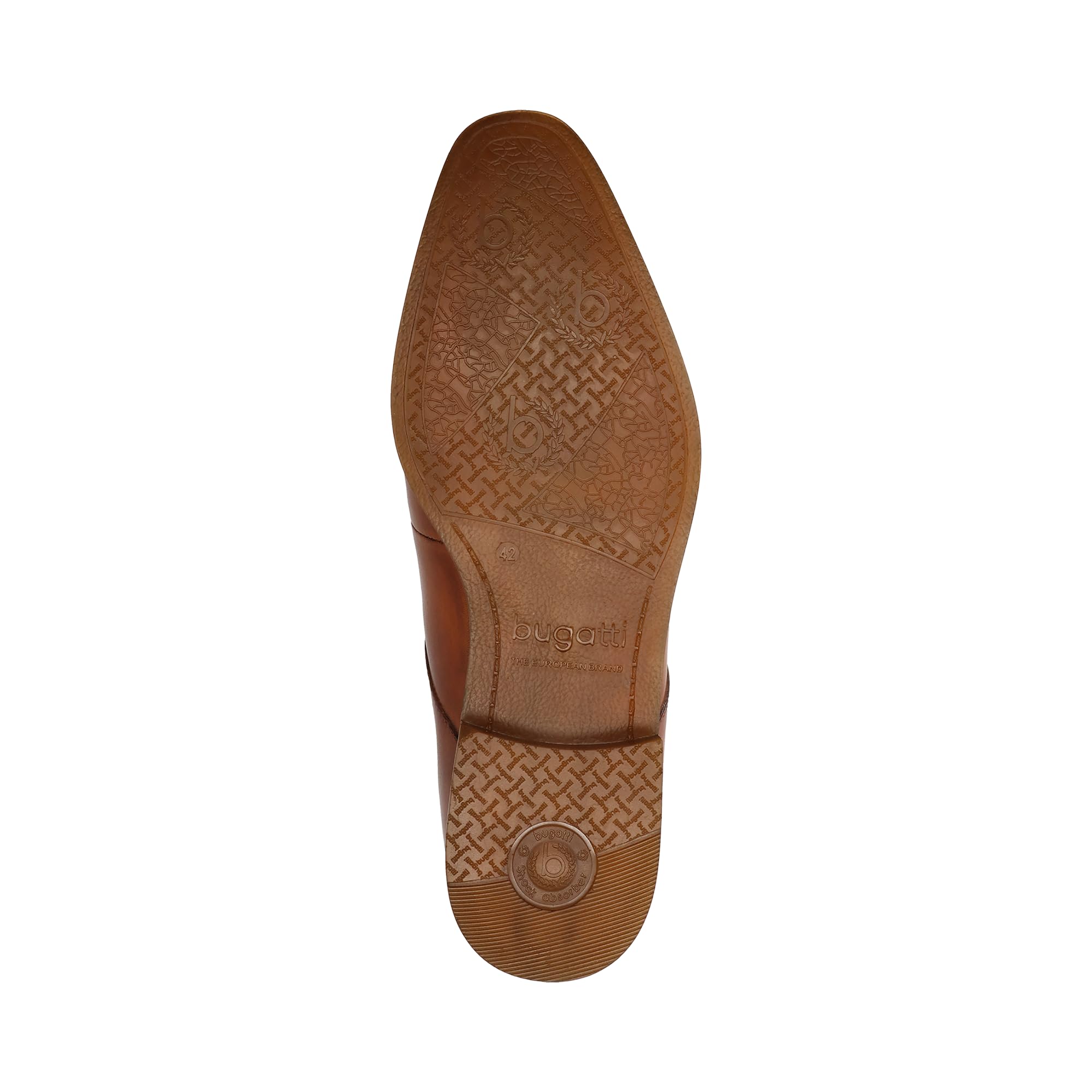 Bugatti Herren Business Halbschuh aus Hochwertigem Leder, Derby im Minimalistischen DesignSchnürer