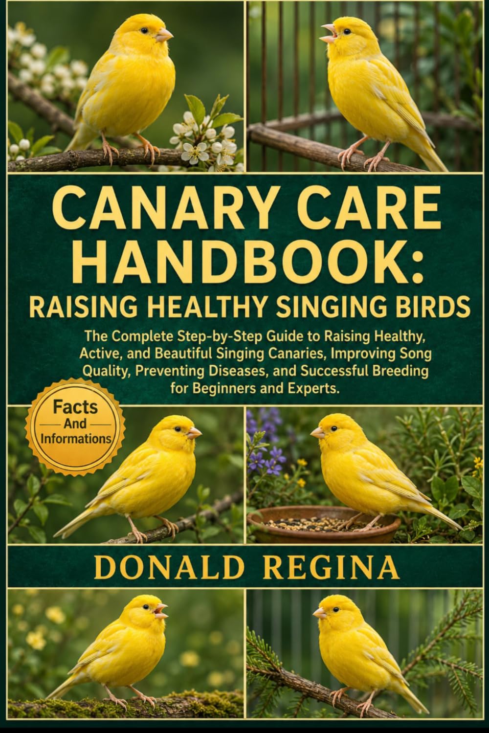 CANARY CARE HANDBOOK: RAISING HEALTHY SINGING BIRDS: The Complete Step-by-Step Guide to Raising Healthy, Active, and Beautiful Singing Canaries, ... Breeding for Beginners and Experts.