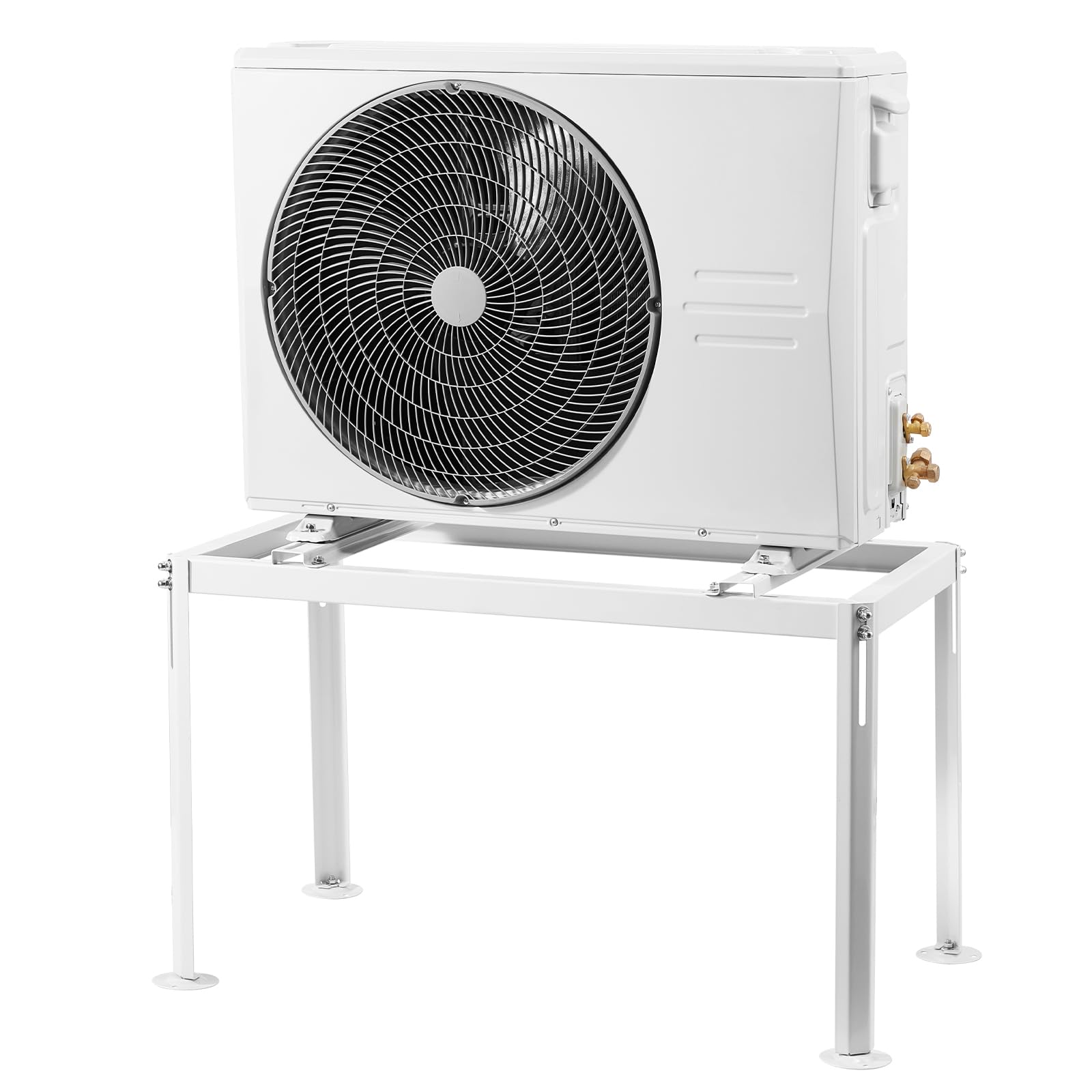 VEVOR Support au Sol pour Climatiseurs Split 9000-36000 BTU Réglable, Charge Maximale 300 kg, Conception Universelle, Réduction du Bruit et Vibration, Support de Base Robuste pour Climatiseur Split