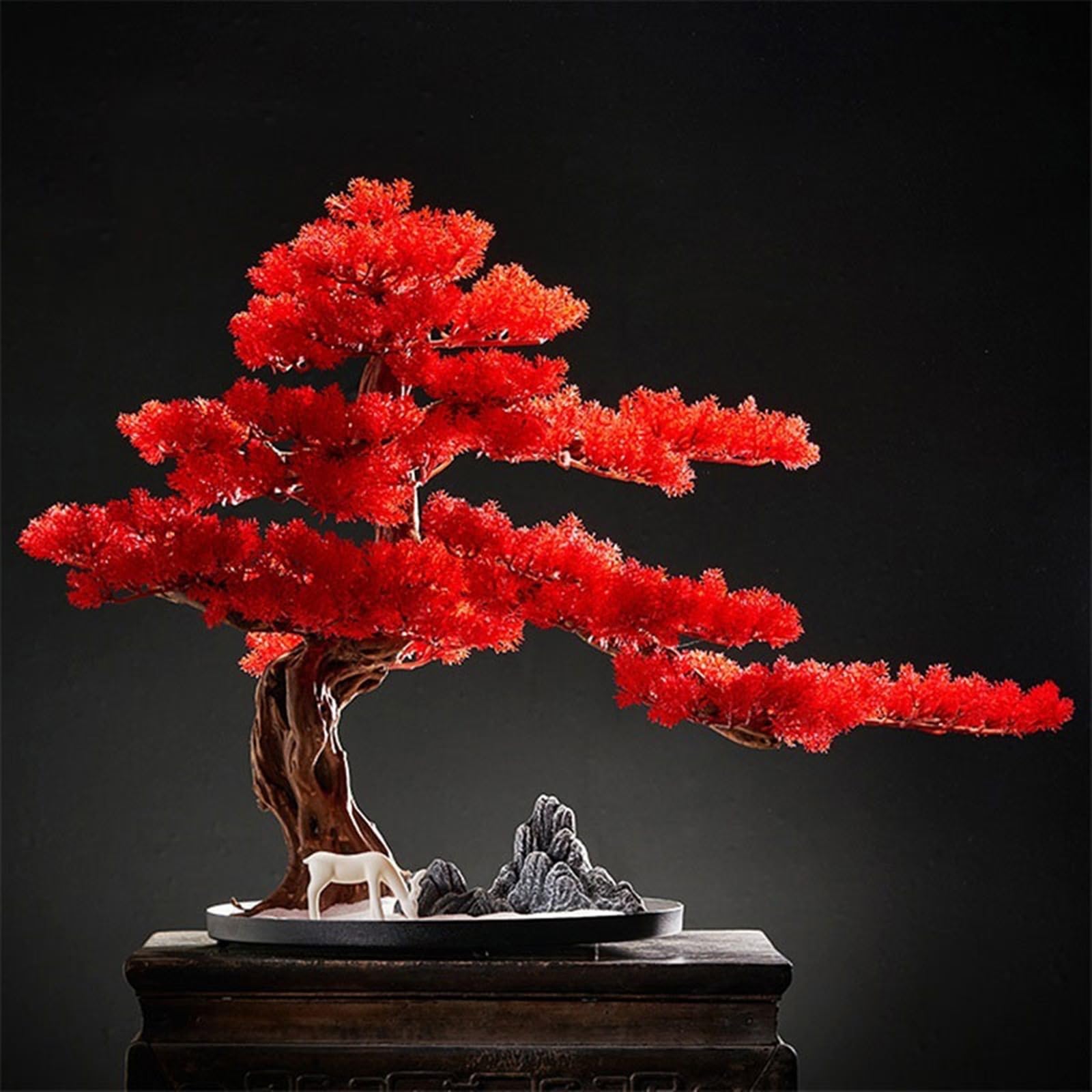 Piante finte Piante Artificiali in Vaso Ornamenti paesaggistici Ornamenti Feng Shui Soggiorno Hotel Arredamento Morbido Decorazione Domestica Simulazione Albero Piante Artificiali per Interni,