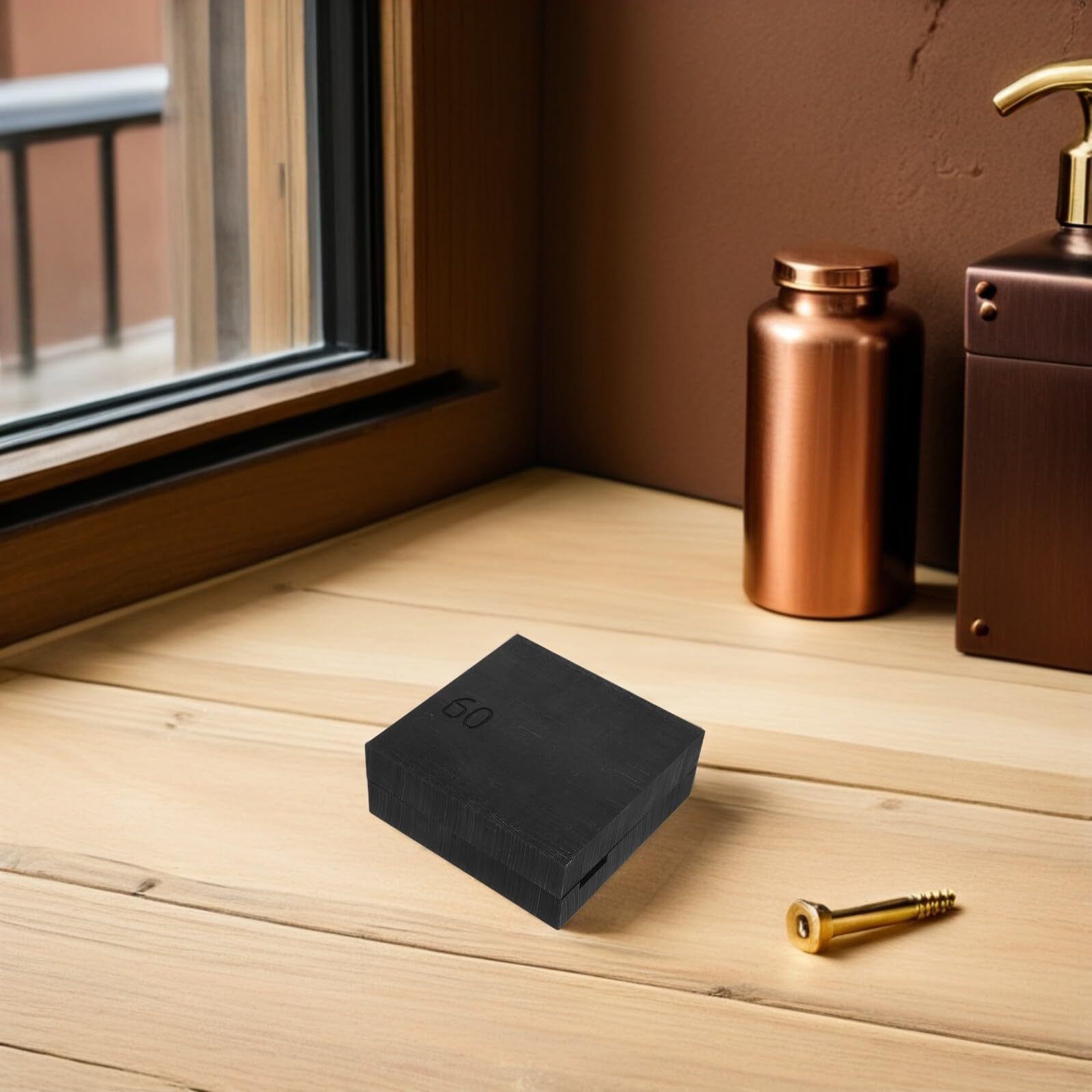 SHINEOFI Creuset Outil Réutilisable en Graphite Noir pour Fusion de Métaux Précieux Minimisant la Perte de Métal pour Fabrication de Bijoux et Artisanat DIY