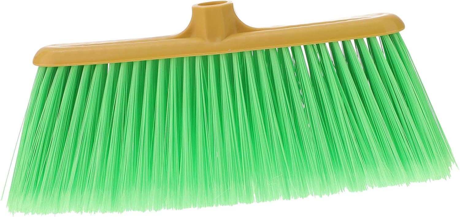 Outanaya Plastic Broom Head Replacement Accessory Durable Cleaning Broom Head for Household Use for Floors Kitchen and Rooms Easy to Install Multi Scene Versatile Cleaning