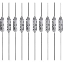 10PCS 157 Degrees Celsius Thermal Fuse 10A 250V AEC157E Temperature Fuses Cutoffs 10Amp 250Volt 157C Fusible