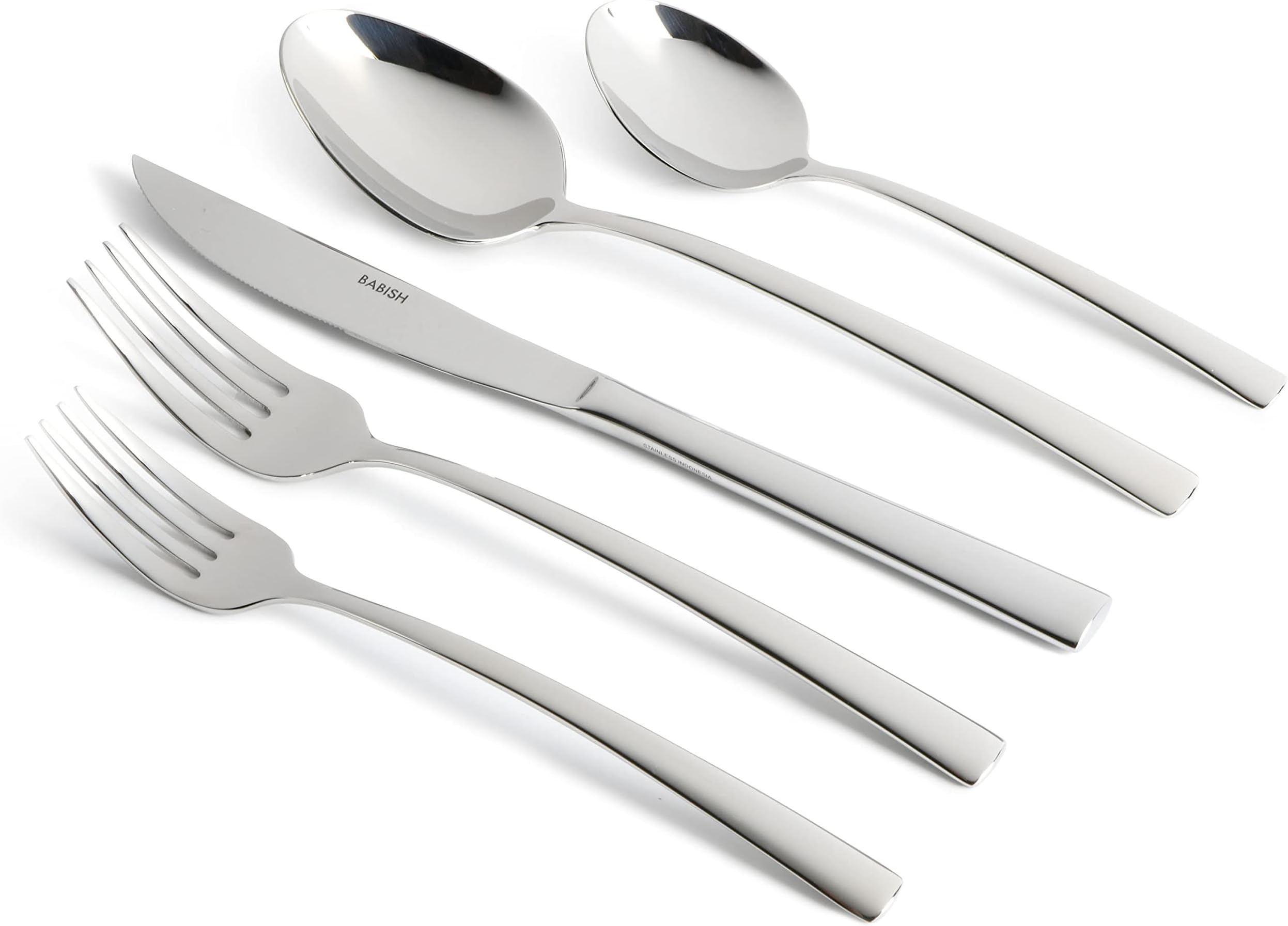Babish20-Piece Stainless Steel Flatware Set