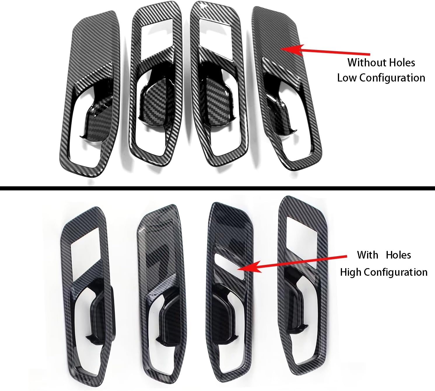 Car Accessories Fit for Honda Accord 2023 2024 2025 2026 Door Handle Bowl Cover Trim Interior Frame Molding Stickers (Peach Wood) ABS 4PCS