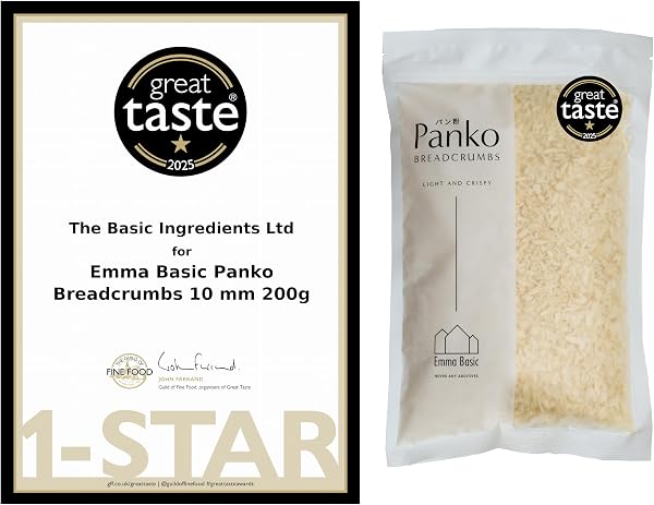 Emma Basic - Panko 10 mm Super Premium 200g Sac, Aiguille Longue - Forme, Moins Gras, Extra Croustillant, Style Japonais - 5