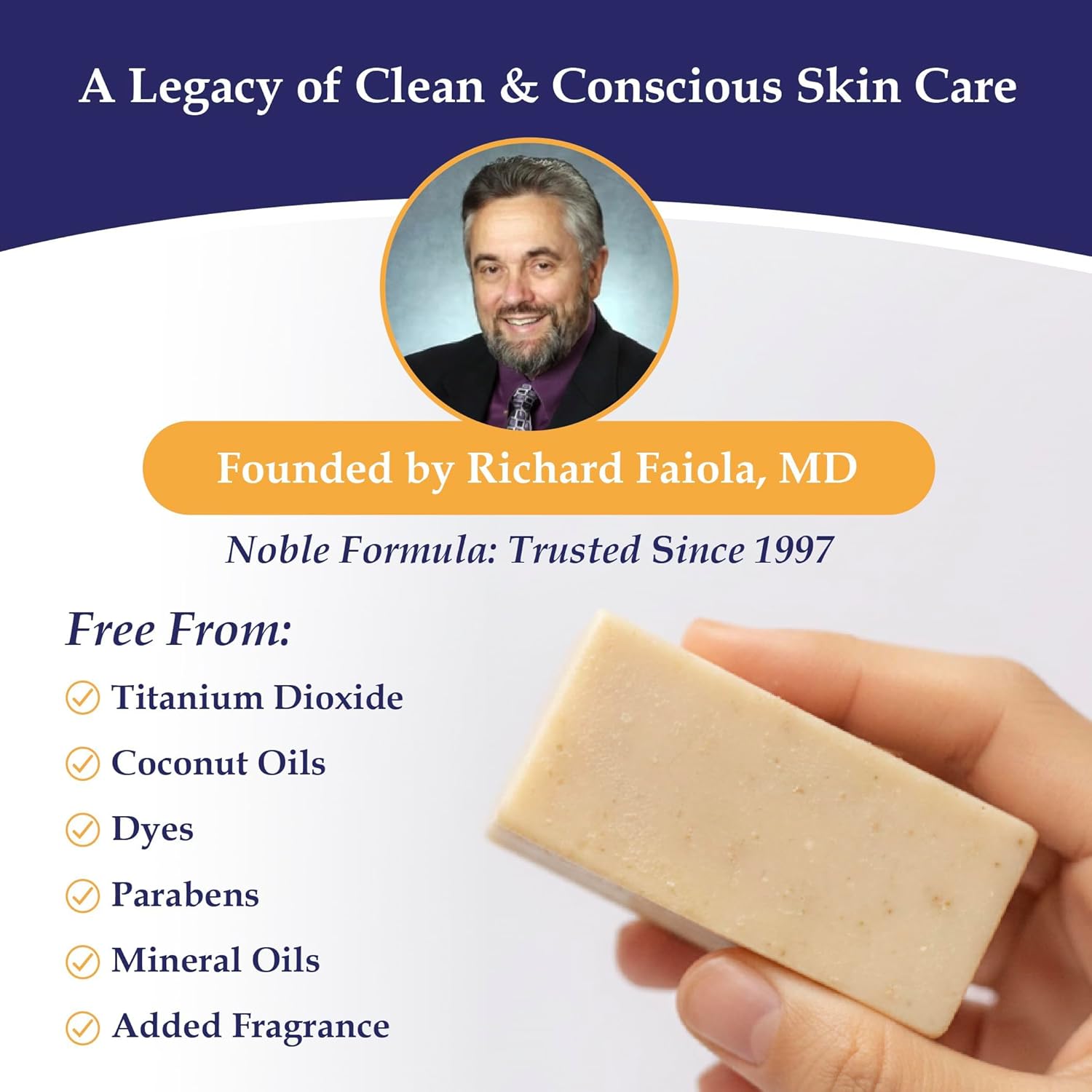 Noble Formula 2% Pyrithione Zinc (ZnP) Bar Soap, Vegan Mango and Cocoa Butter for All Skin Types Including Those With Acne, Psoriasis and Eczema, 3.25 oz, (3 Bars in 1 Box), Total 9.75 oz