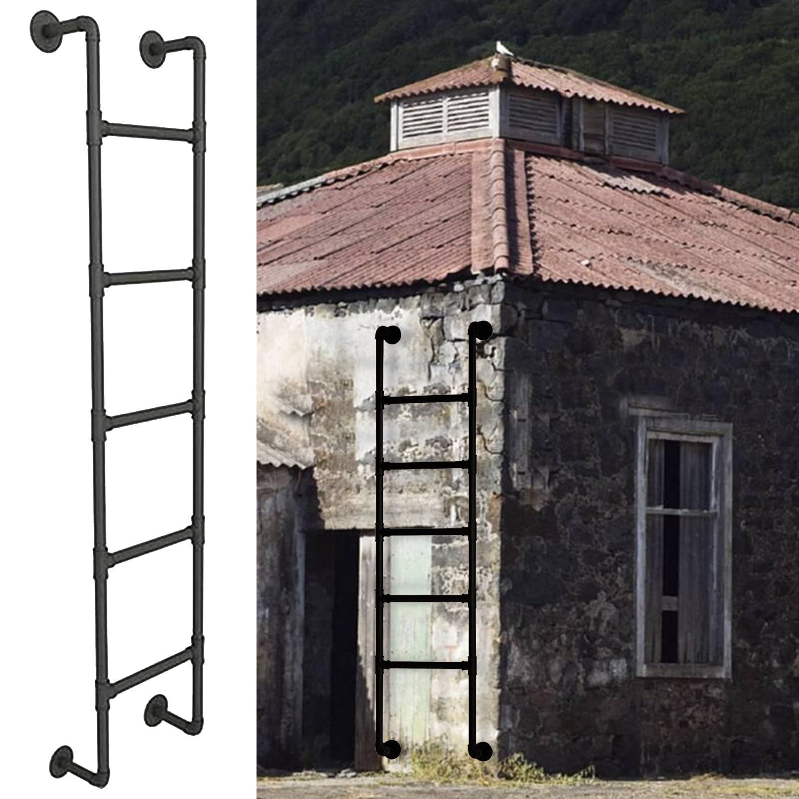 Iron Window Well Ladder