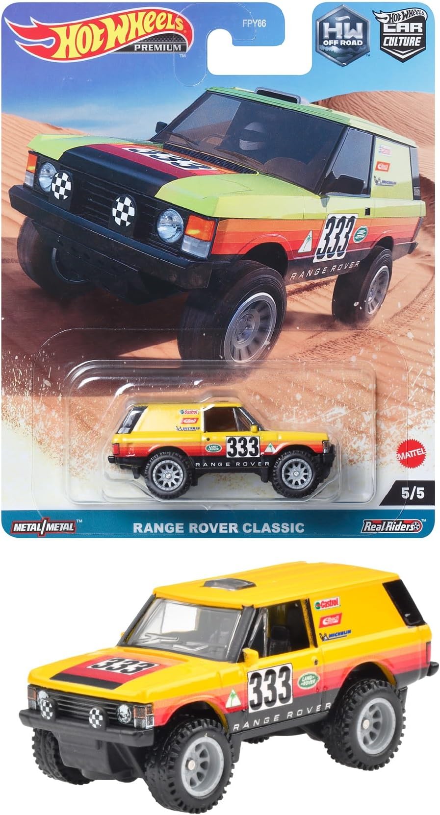 Hot Wheels Car Culture Off-Road - Range Rover Classic 【3才~】 HKC71