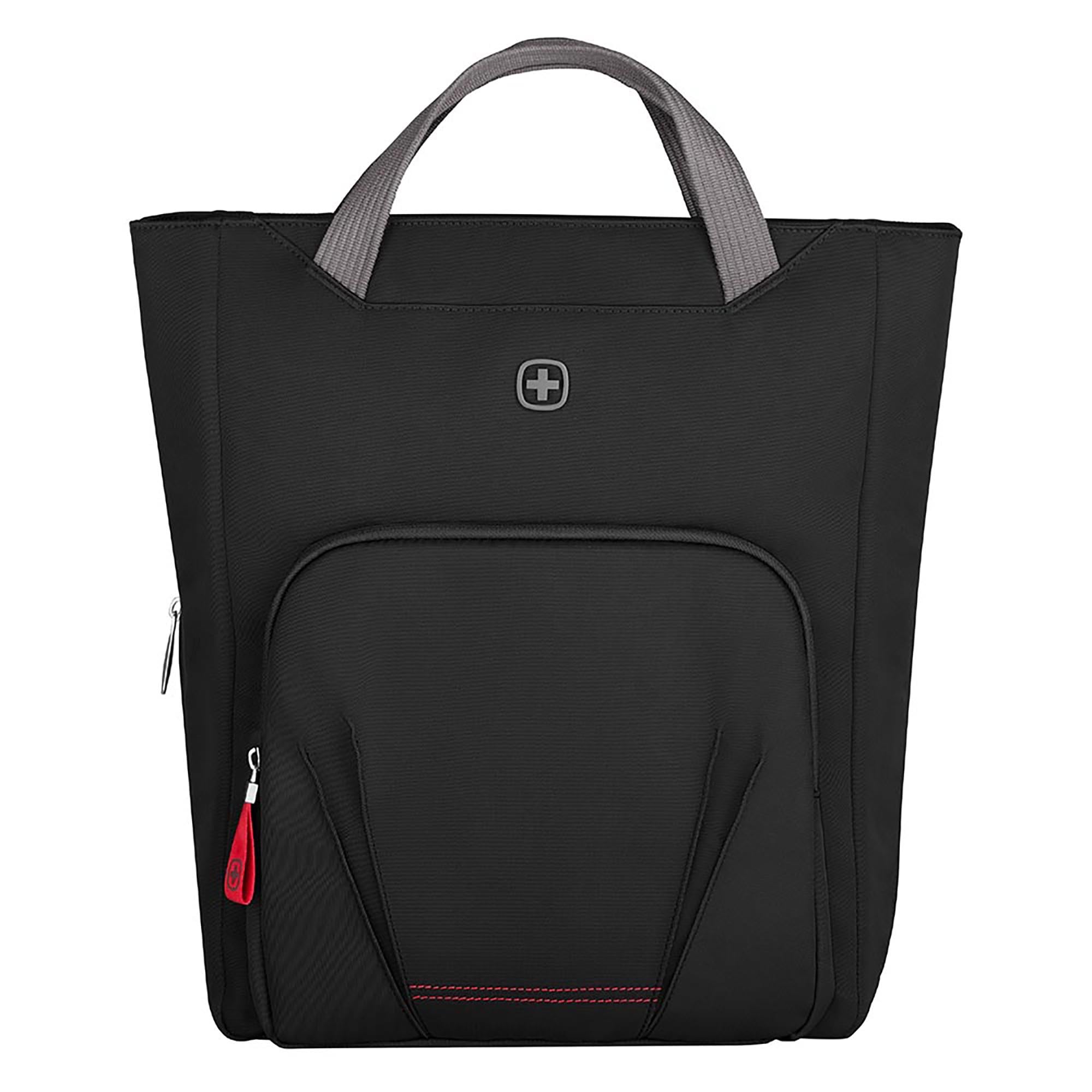 Motion Vertical, 15.6 Inches Laptop Tote Bag, 18 liters, Black, 612541, Work Backpack, Vertical Tote, Swiss Designed-image-24