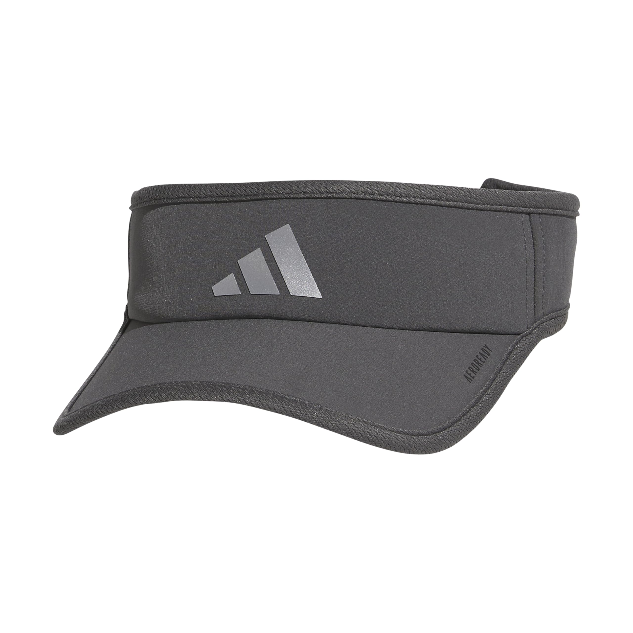 adidas Men's Superlite Adjustable Fit Sport Performance Visor, Grey Six/Silver Metallic/3.0, One Size