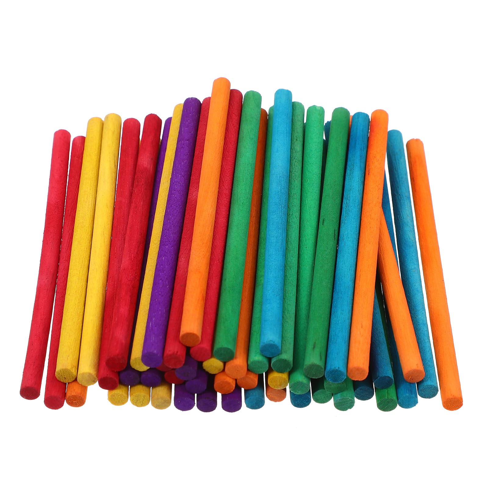 Palitos de Helado de Madera Mango Cómodo y Fácil de Sostener 500 para Manualidades Ideales para Proyectos de Bricolaje y Carpintería