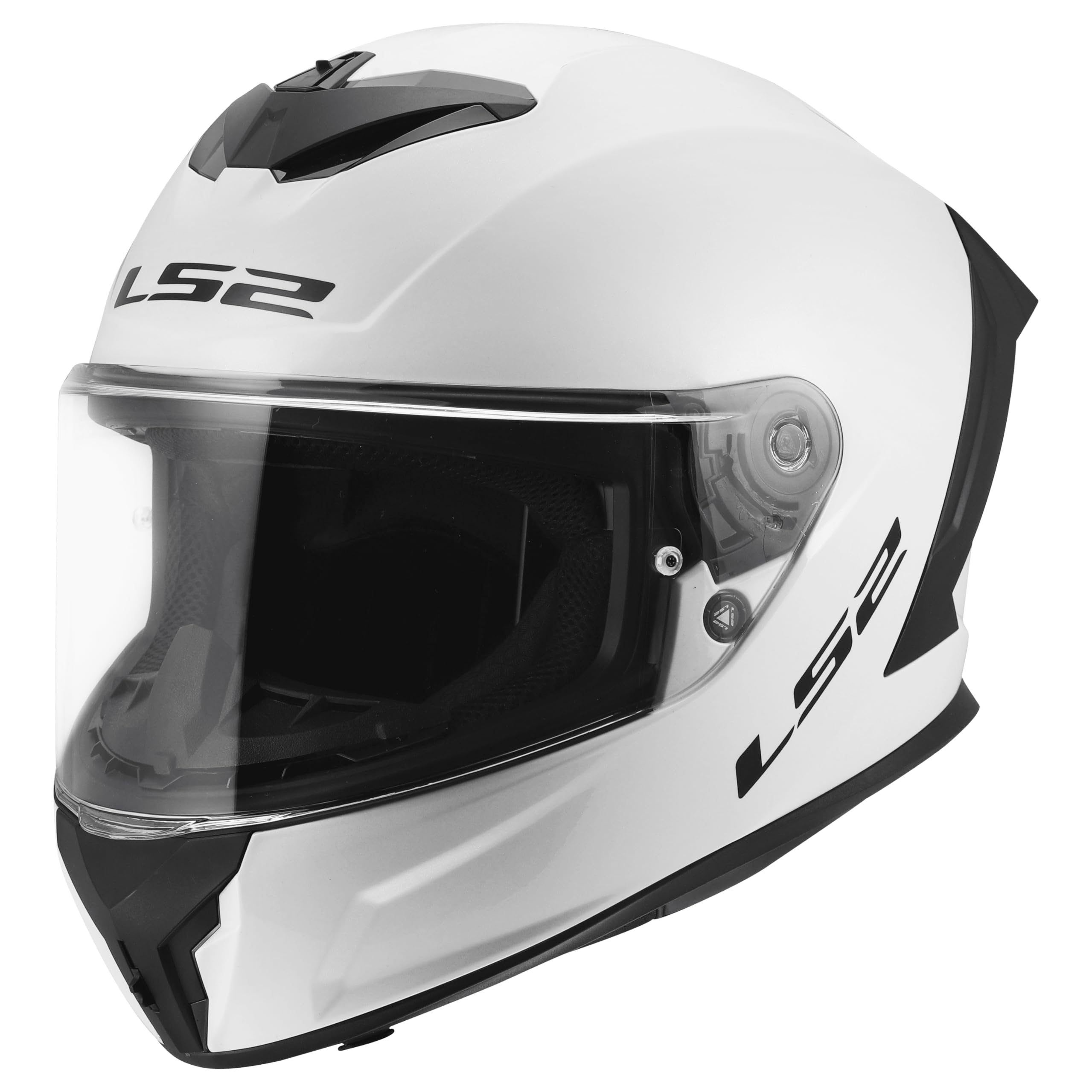 LS2, Casco Moto Integral RAPID III SOLID Gloss White, XXS