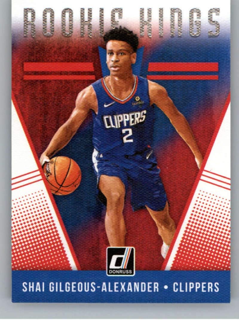2018-19 Donruss Rookie Kings Basketball Card #21 Shai Gilgeous-Alexander Los Angeles Clippers Official NBA Trading Card Produced By Panini