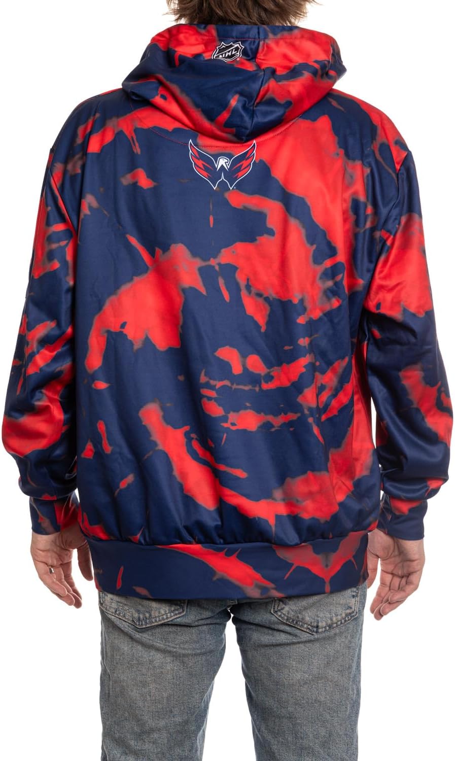 Calhoun NHL Surf & Skate Mens Tie Dye Sublimation Pullover Hoodie