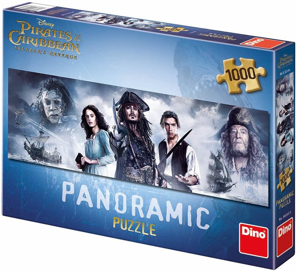 Dino Toys 545335 Pirates of the Caribbean Motif Wide Panoramic Jigsaws Puzzle