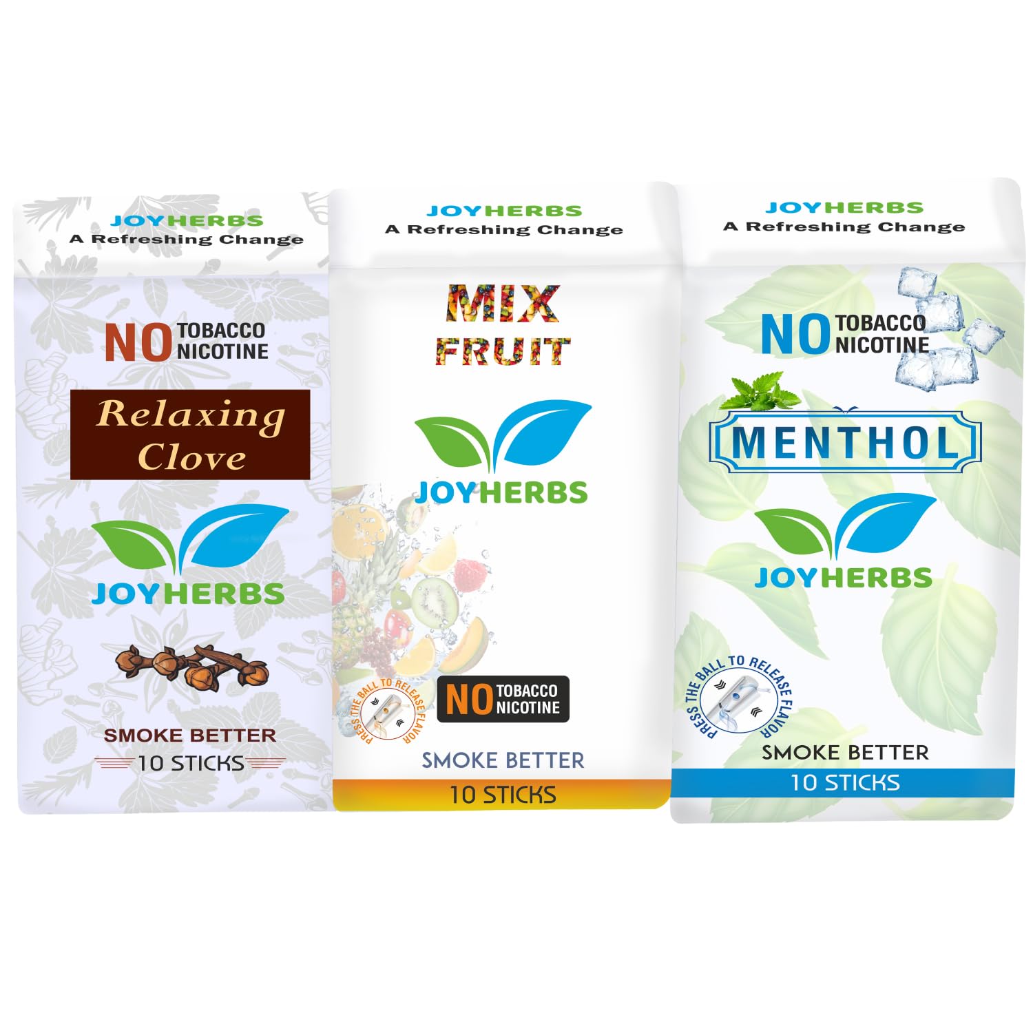 Buy JOYHERBS Herbal Cigarettes 100 Tobacco And Nicotine Free Combo