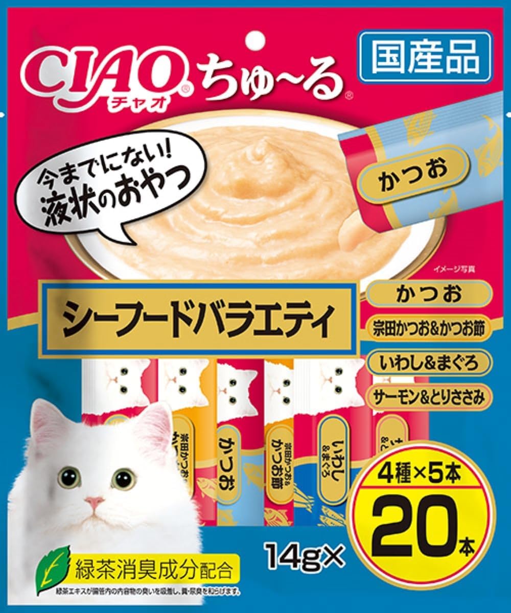 CIAO ちゅ～る シーフードバラエティ 20本入り