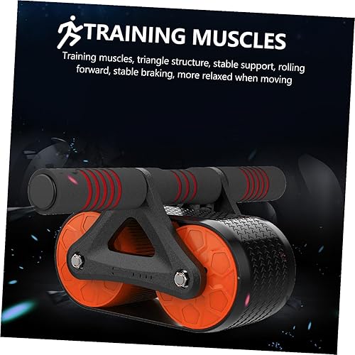 Miniatura 8 de Zerodeko Rueda de rodillo abdominal con rodillera para gimnasio en casa, equipo de fitness, entrenamiento muscular abdominal para fortalecimiento y