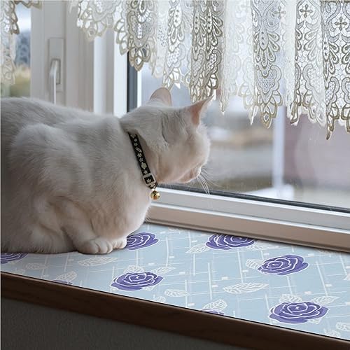 Miniatura 9 de FIFTY-FEET Revestimiento de estante de 12 x 120 pulgadas para armarios de cocina, revestimiento de cajón de PVC para tocador de baño, revestimiento