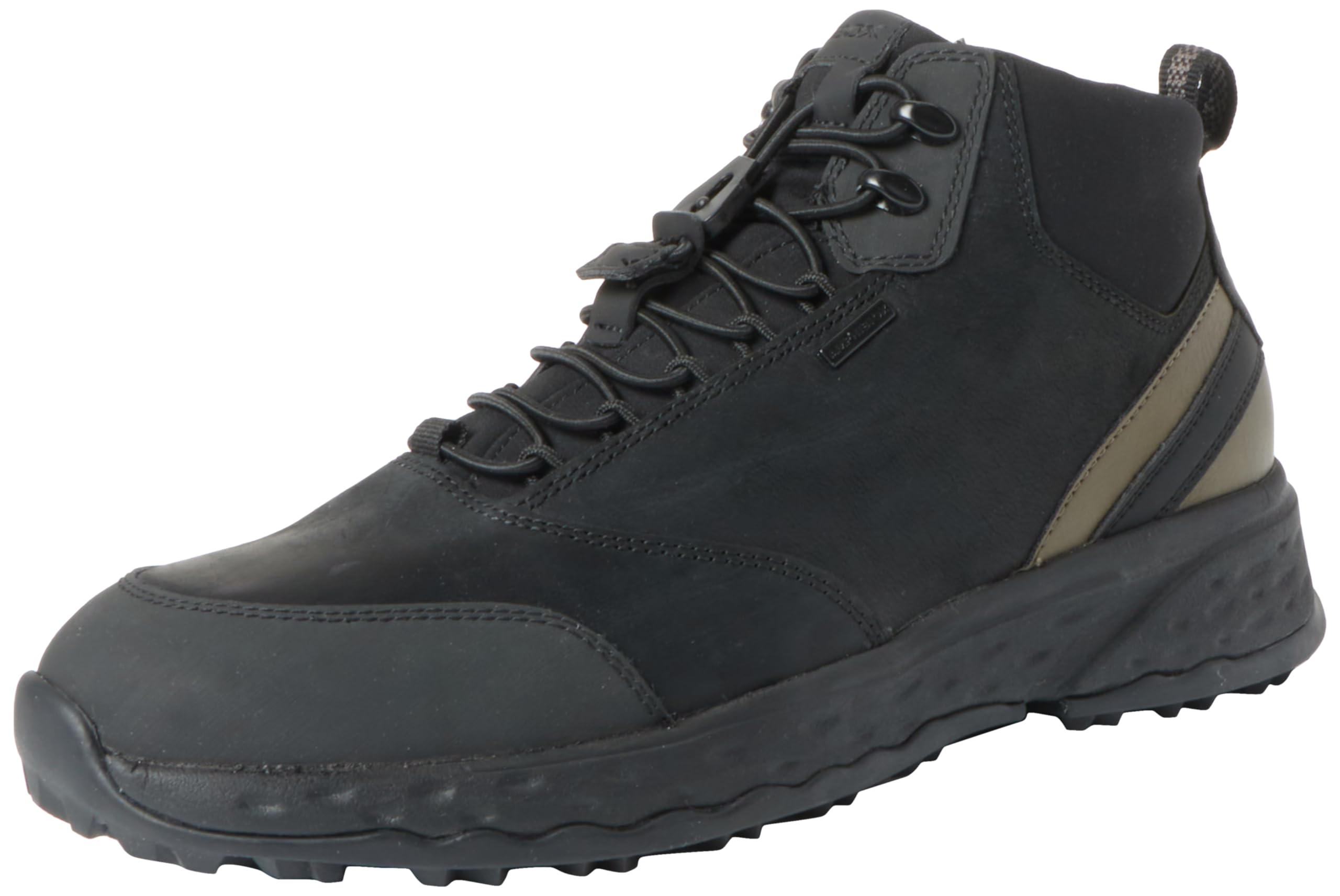 Geox Men's U Sterrato B ABX A Sneaker, Black, 10 UK