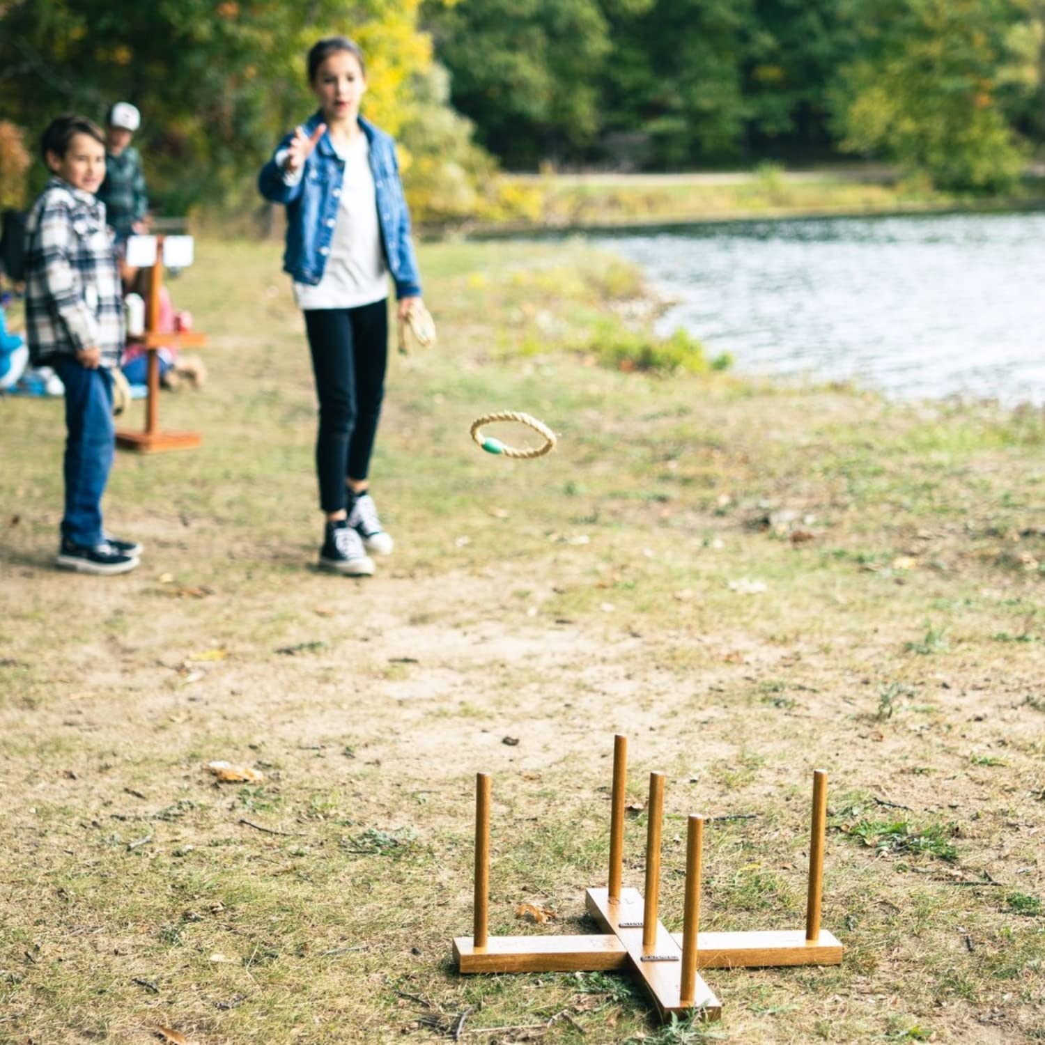 Elakai Outdoor-Spiele für Erwachsene und Familie Premium Tragetasche inklusive Wurfring