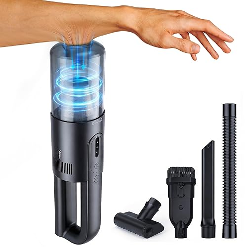 Handheld Vacuum Cordless, 5-in-1 Car Vacuum Portable Cordless 30 Mins