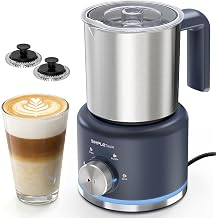 SIMPLETASTE 4-in-1 Automatic Milk Frother | Milk Steamer & Milk Warmer, Hot & Cold Foam, For Lattes, Cappuccinos, Macchiatos, 500ml Capacity