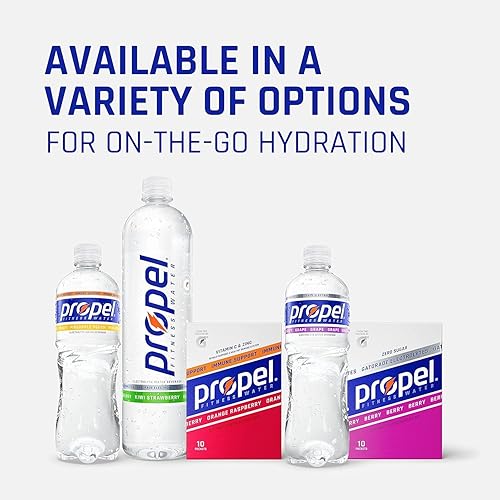 Miniatura 12 de Propel - Agua deportiva sin calorías, con electrólitos y vitaminas C & E, paquete de 12 botellas de 16.9 onzas líquidas sabor sandía