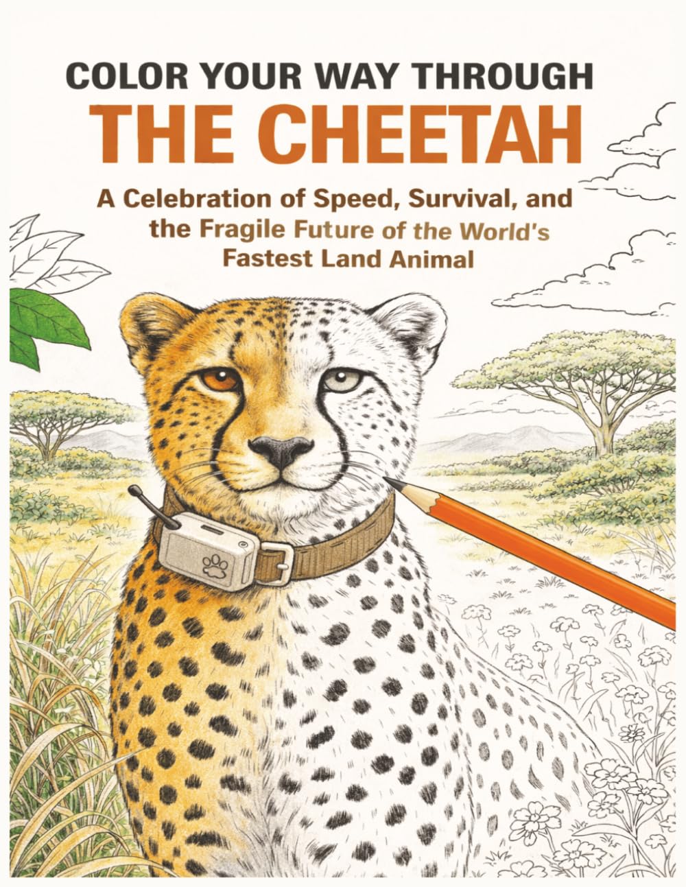 Color Your Way Through The Cheetah: A Celebration of Speed, Survival, and the Fragile Future of the World’s Fastest Land Animal