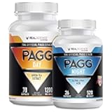 The Official Pagg Stack 4 Hour Body by Tim Ferris, Fat Burning and Muscle Building Support, Green Tea Extract Day Supplements (78 Caps) and Alpha Lipoic Acid Night Supplements (26 Caps)