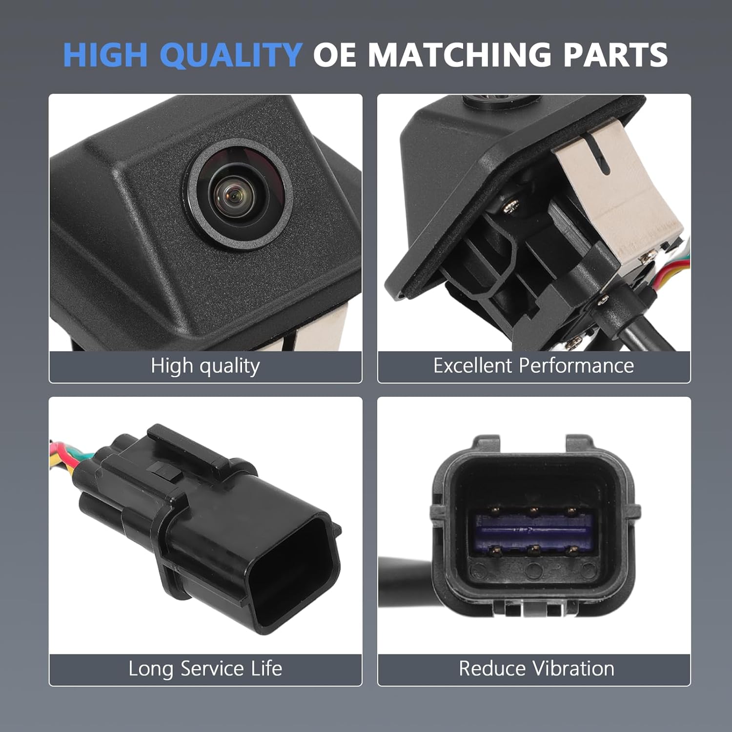 Back Up Camera Compatible with Elantra 2014-2016 Wide Angle Park Assist Reverse Camera 957503X410