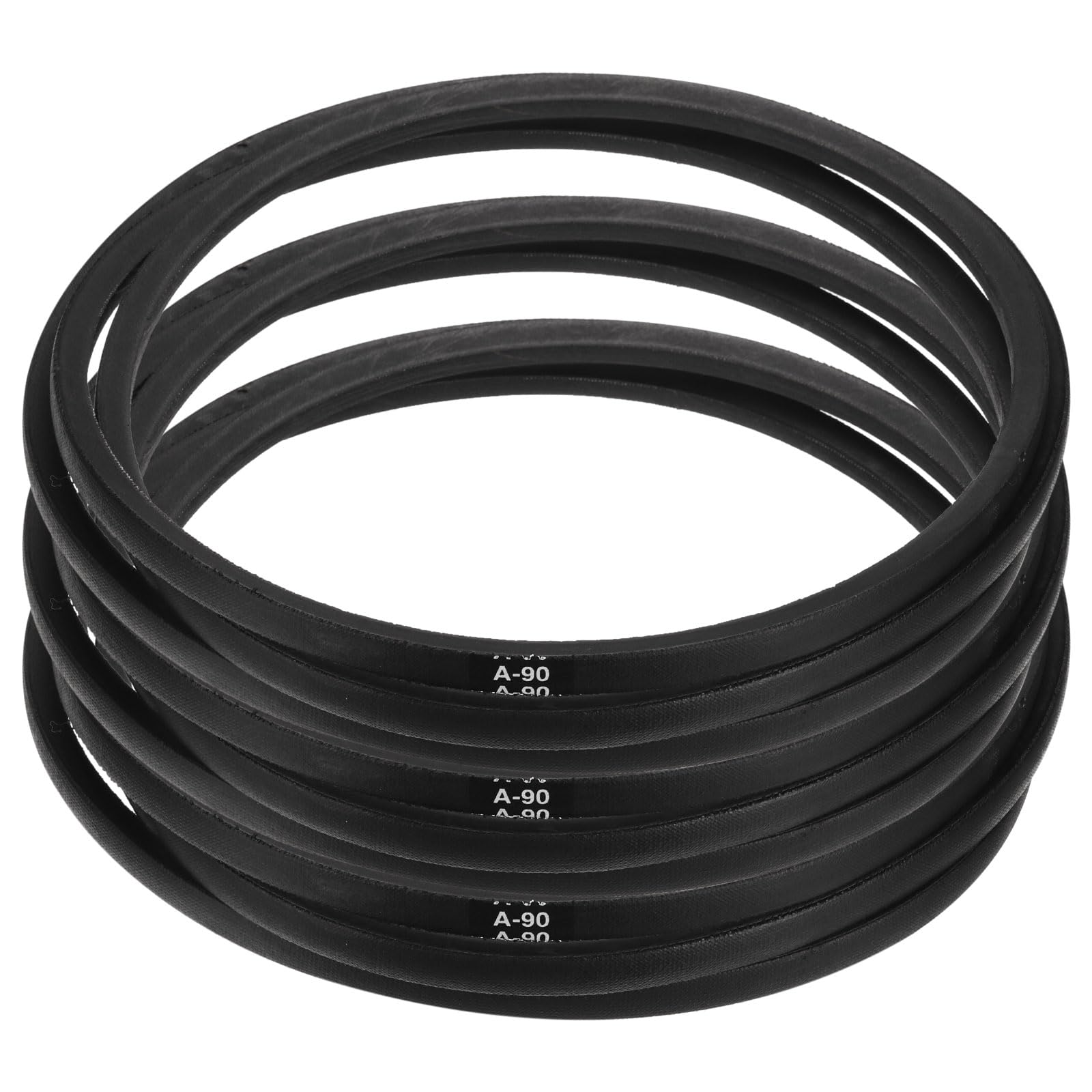 QUARKZMAN 3pcs A90 or 4L920 Classic Wrapped Rubber V-Belt, 90"(2286mm) Inside Circumference, A Profile V Belt