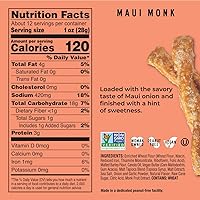 Vista 2 de Stellar Snacks Trenzas de pretzel, Maui Monk, bolsa de 12 onzas, vegano, kosher, varillas sin OMG, giros, palitos