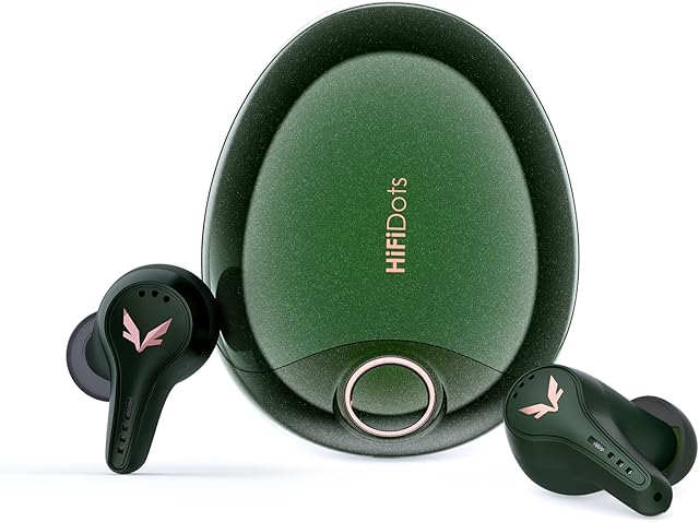 mifo FiiTii HiFiDots aptX lossless Wirless Earbuds, Bluetooth 5.3 Active Noise Cancelling Earbuds,HiFi Quality sound with Fast charging function Earphones,1D+2BA Drivers With APP Control