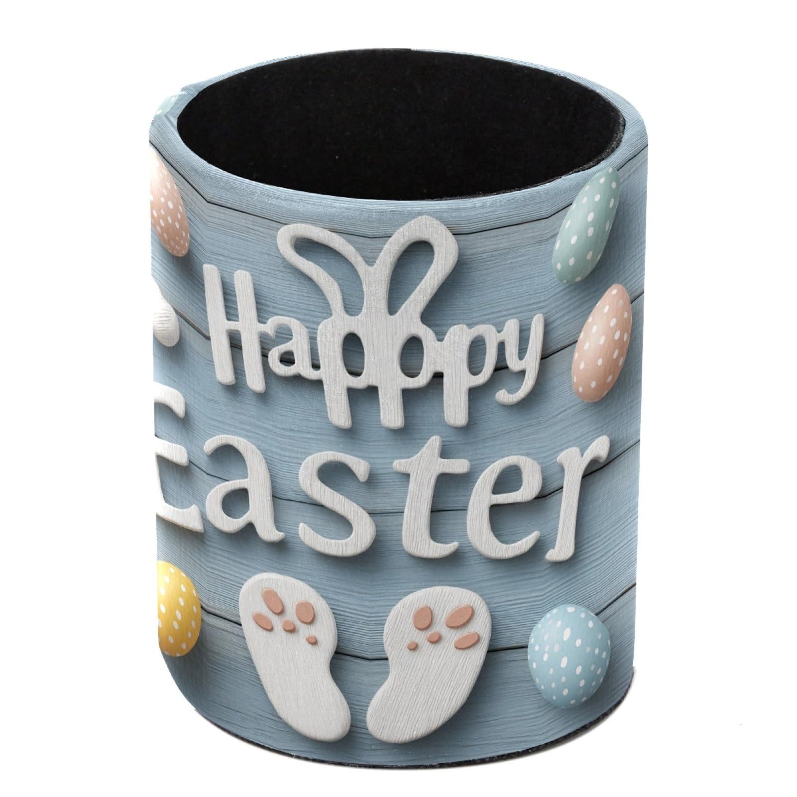 FWJZDSP Easter Pencil Cup Pen Organizer Makeup Brush Holder for Office Home Countertop Desk Accessory Storage