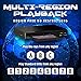 Region Free Blu-Ray Player Compatible with Panasonic DMP-BD Multi Region Code Free | Blu-Ray Regions A, B, C | DVD Regions 0-8 with Dynastar 6FT HDMI Bundle