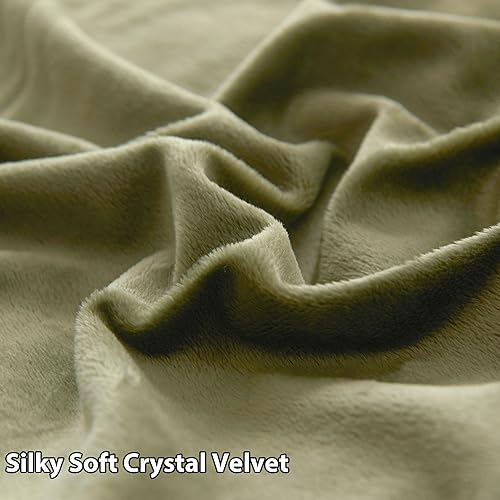 Miniatura 6 de LIFEREVO Funda de almohada corporal de terciopelo con pompones, funda de almohada larga y mullida de 20 x 54 pulgadas, funda de almohada de