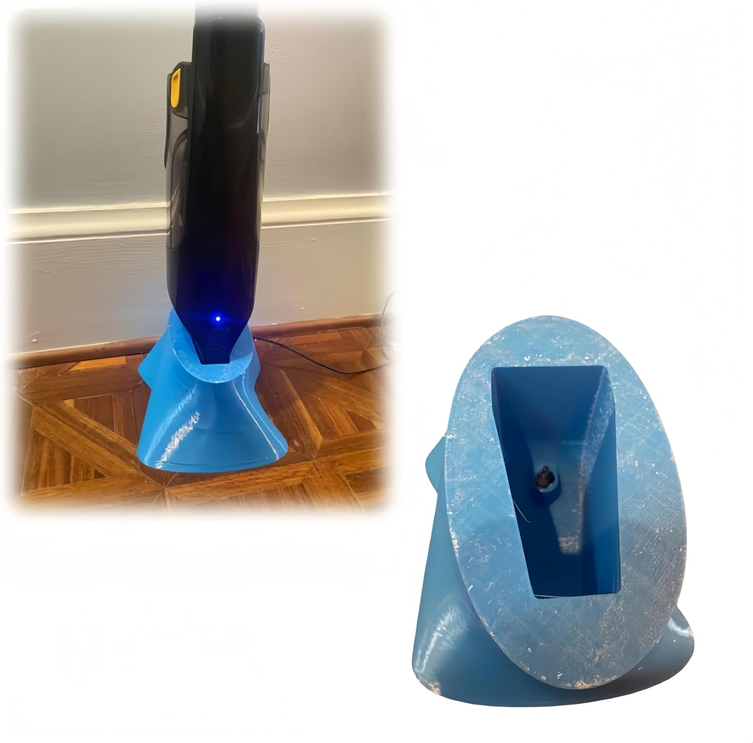 Charging Dock for Shark UltraCyclone - Space-Saving Floor Design with Convenient Charging Ports for Effortless Organization (Red)