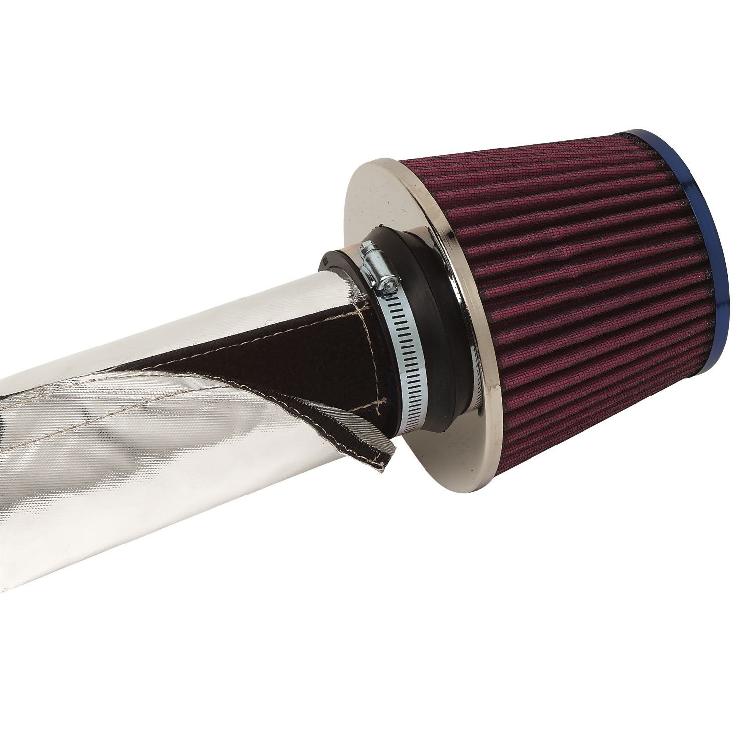 Amazon.com: Heatshield Products 274400 CIS Cold Intake System 3-4 ID x 3'  Adjustable Air Intake Intercooler Heat Shield : Automotive