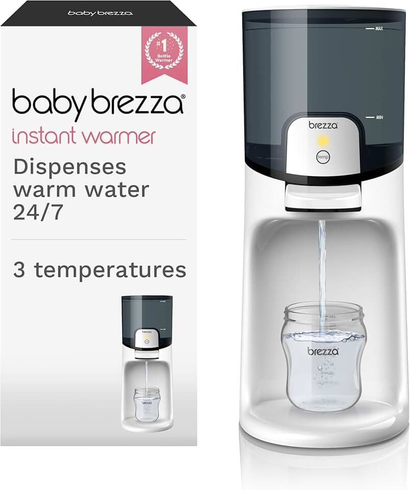 嬰兒 Brezza Instant 嬰兒 奶瓶 Maker 含 3 Temperature Settings 適用於 配方奶粉 Warming, 50oz Tank Capacity, 24/7 Warm Water Dispenser, Electric Kettle Alternative