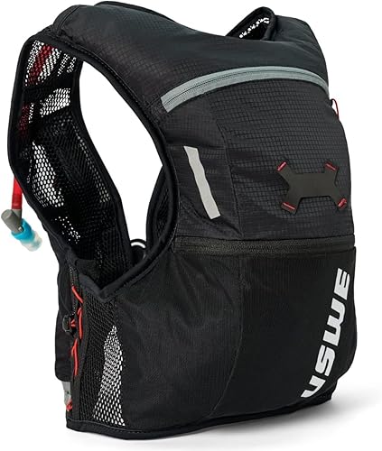 Miniatura 7 de USWE Rush - Chaleco de hidratación para bicicleta, 8 L, correas ajustables para el pecho, chaleco de hidratación para correr, vejiga de hidratación