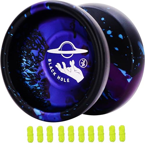 7YO YoYo profesional sin respuesta YoYo agujero negro, aleación de aluminio YoYo para niños, principiantes y adultos, reproductor YoYo avanzado