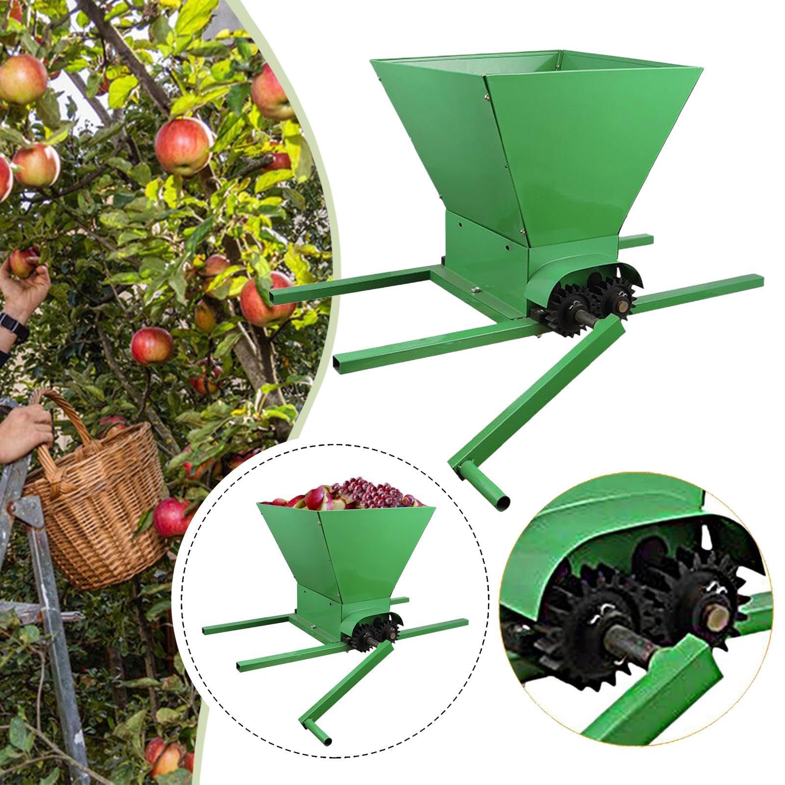 Trituradora De Frutas Para Prensado De Sidra | hierro resistente, fácil de usar, tamaño compacto, cuchillas eficientes