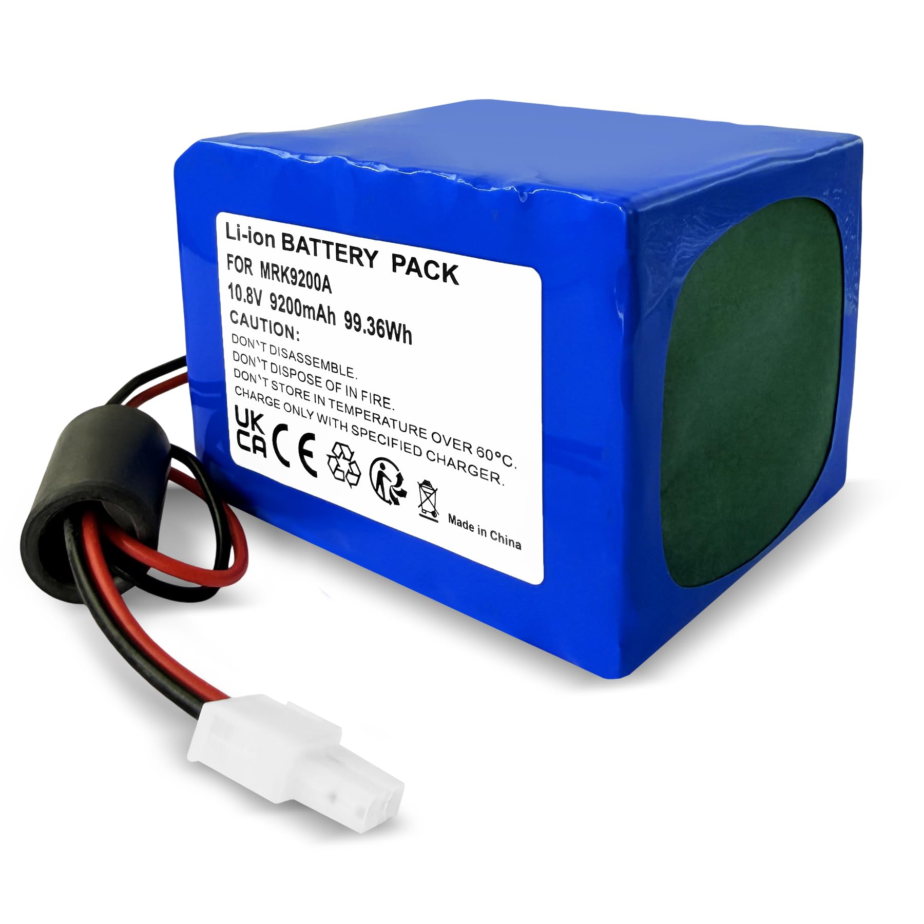 Batterie de rechange 9200 mAh pour robot tondeuse Robomow RT300 RT700 RX20u RX12 RX50 10,8 V pour robot tondeuse Cub Cadet XR1 500, Wolf Garten Loopo S150 S300 S500, remplace MRK9200A BAT9101A BAT911A
