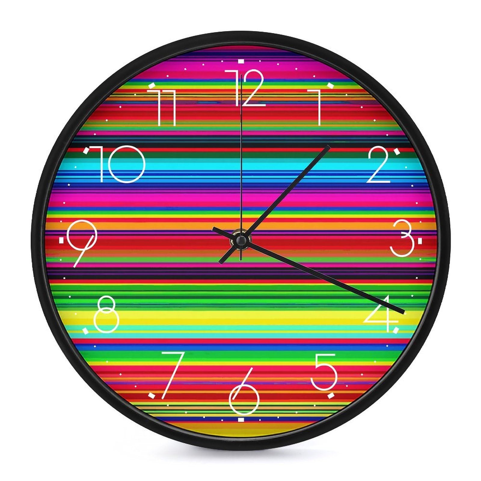 Horloge murale sans tic-tac à piles pour retrouver le sommeil dans la chambre