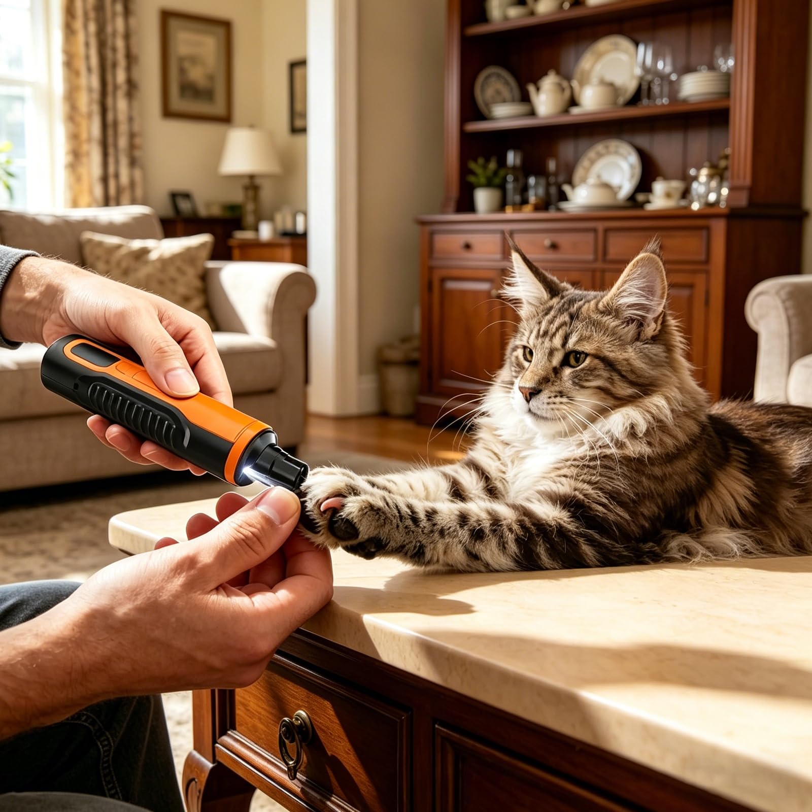 Ponceuse à ongles électrique pour animaux de compagnie 5 niveaux 9500