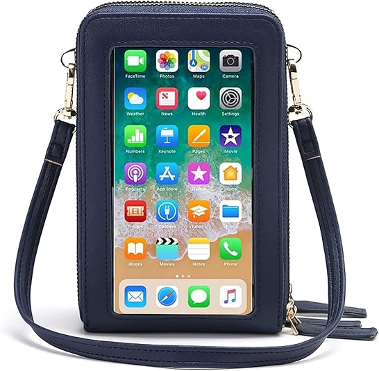myfriday Touchscreen Crossbody Phone Purse RFID Blocking Shoulder Bag for Women