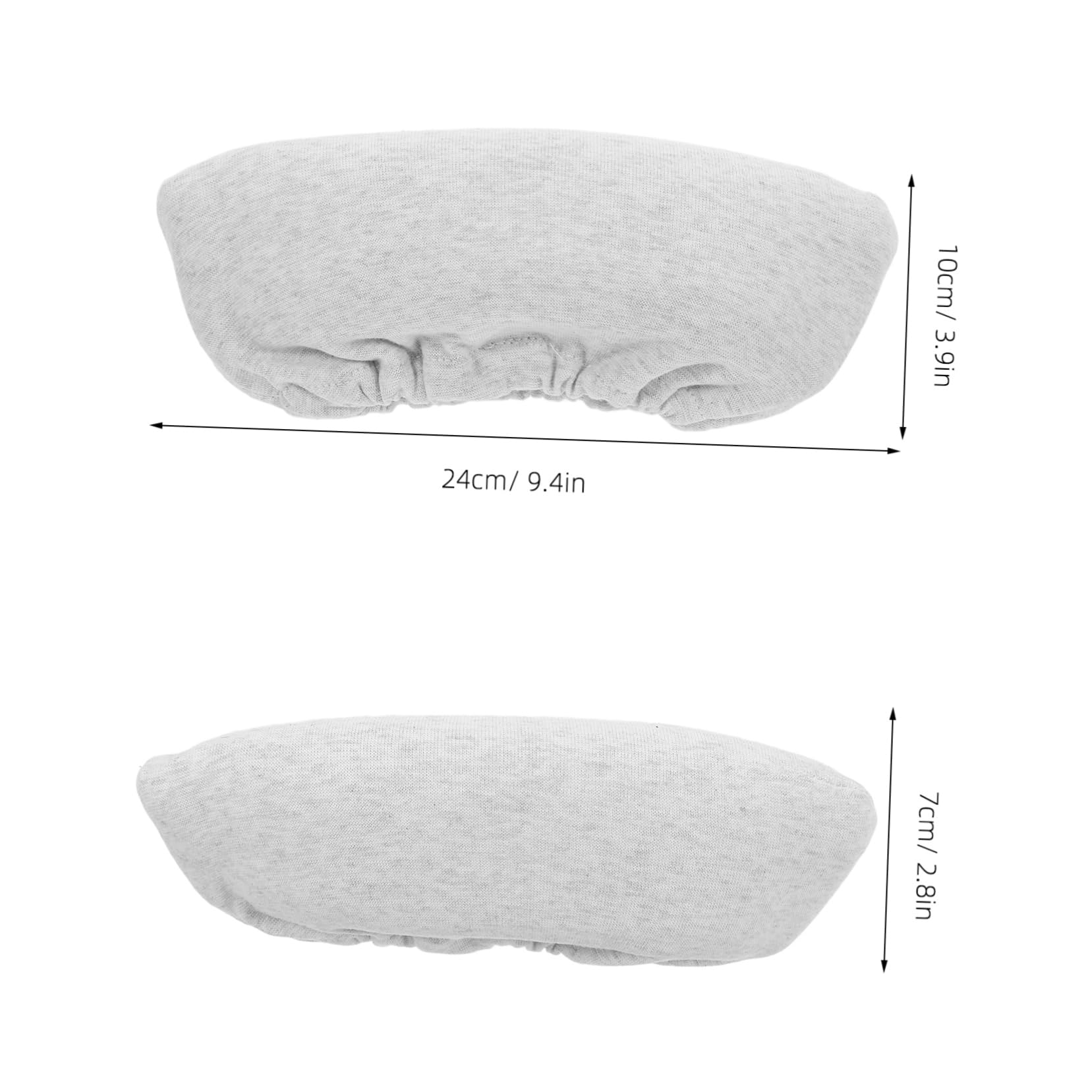 Beavorty Underarm Crutches Crutch Handle Padding Crutch Hand Grip Crutch Handgrip Crutch Armpit Pad Underarm Crutch Covers Underarm Crutch Padding Replacement Underarm Padded Grey Cotton